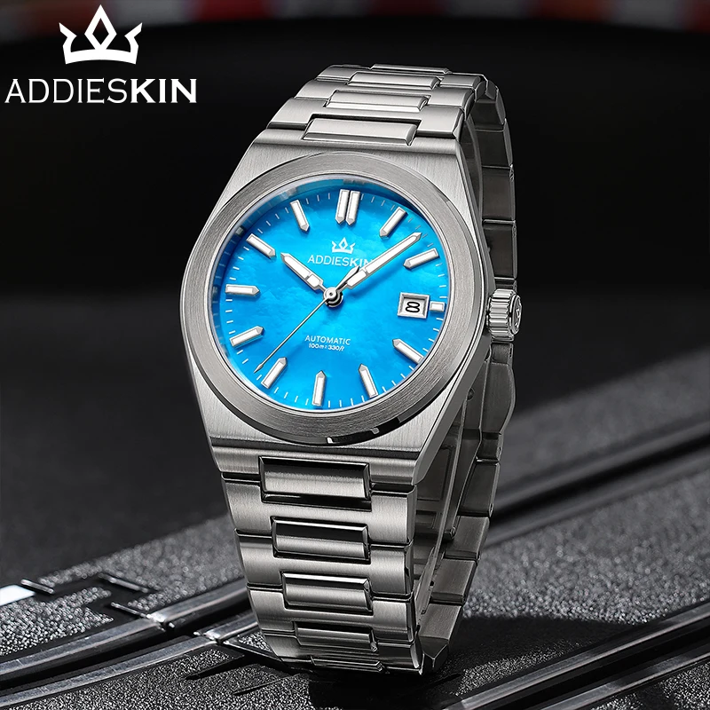 AddiesKin Top Luxury Wristwatches For Man 100M Waterproof BGW9 Luminous Sapphire Glass Calendar Mechanical Watches Reloj Hombre