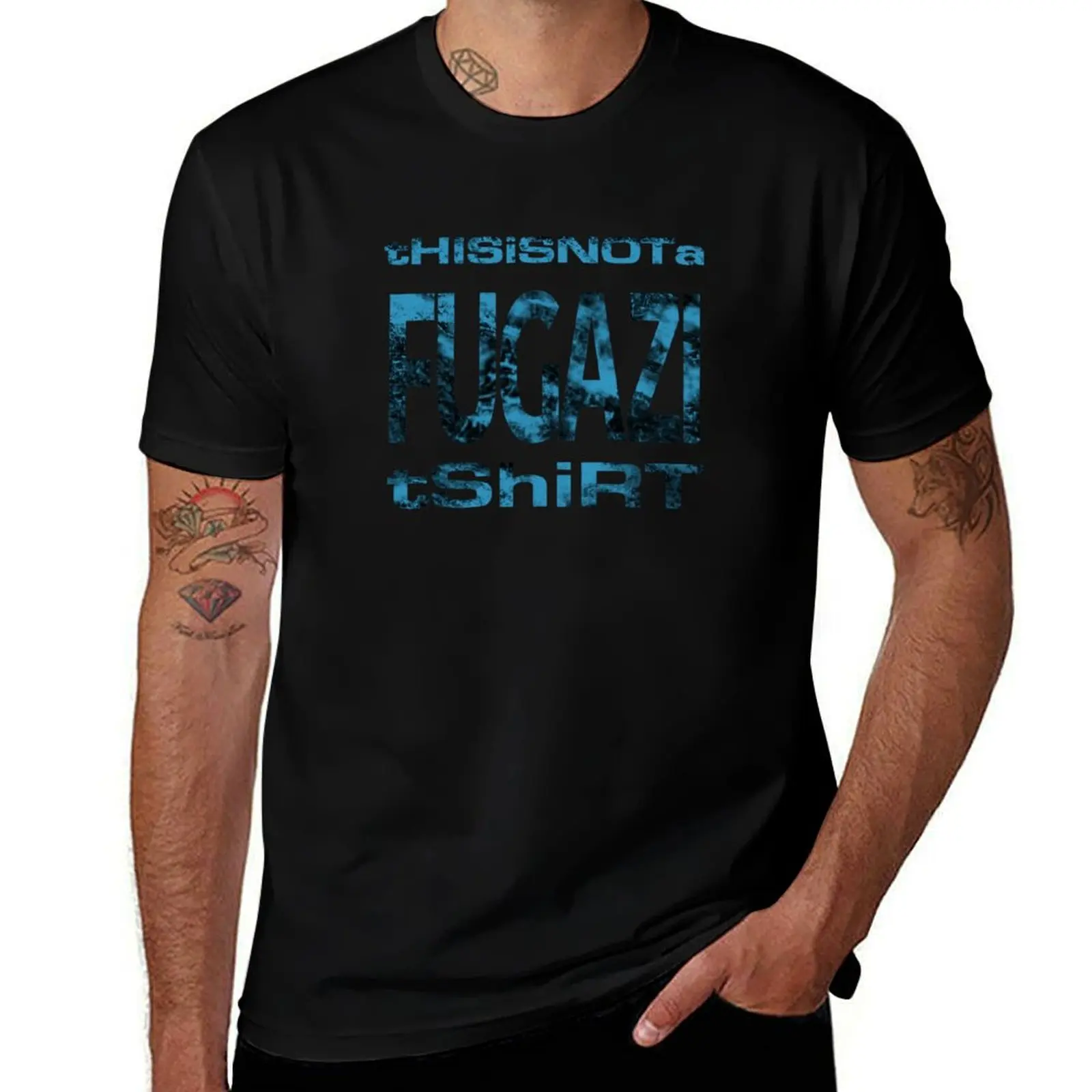 This is Not A Fugazi Tshirt - Premium Tshirt T-Shirt Casual All Match Tee Shirt for Men T-Shirt