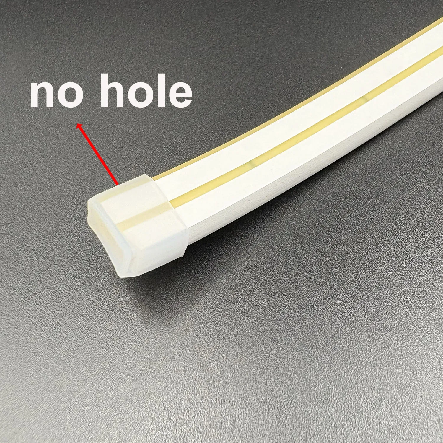 6mm/8mm/10mm/12mm Neon Light with End Cap LED Silicone Connector Waterproof LED Light with Neon Light Accessories 6x12MM 50PCS