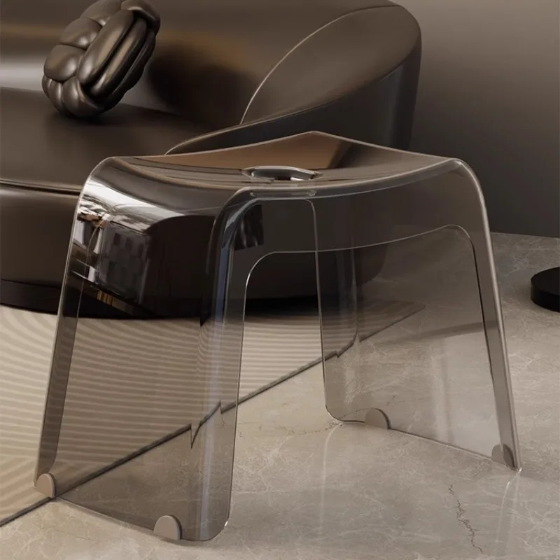 Plastic Ottoman Household Strong and Durable Stackable Light Luxury High Sense Shoe Changing Stool Thickened Small Stools