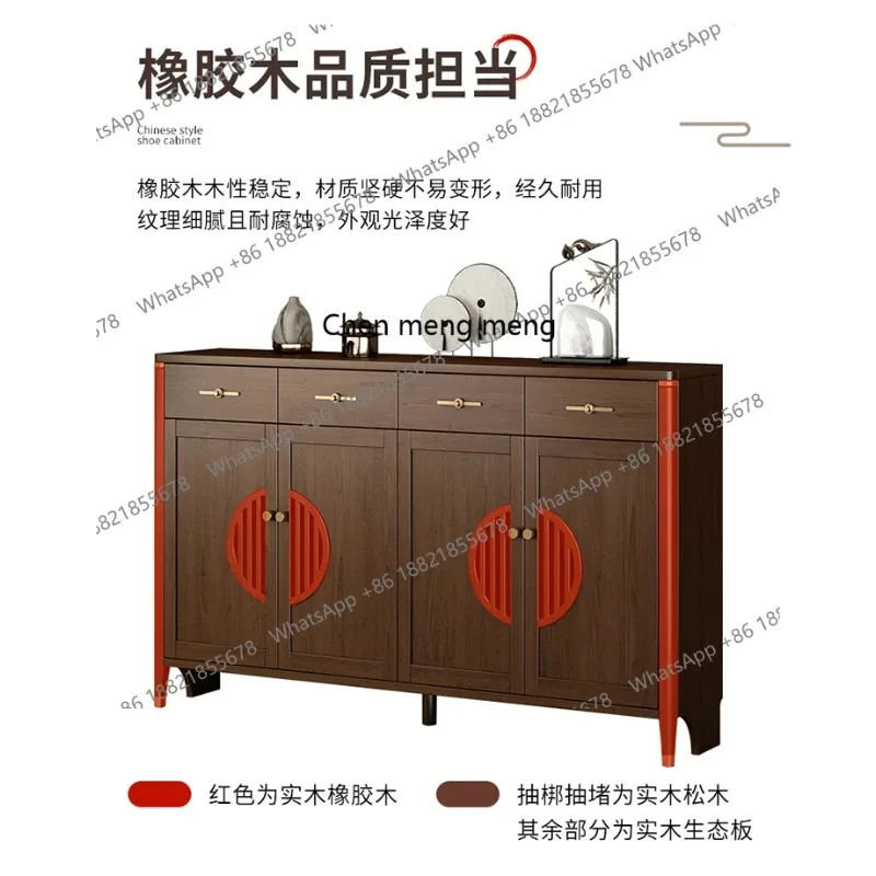 E136  Wooden Organizer Shoe Cabinet Storage Mobile Space Saving Bedroom Shoe Shelf Slippers Vertical Archivadores Salon Furnitur