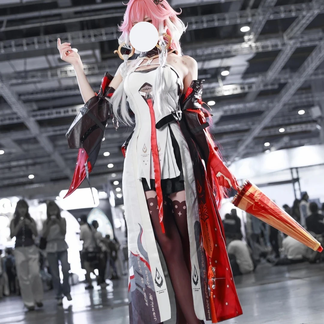 Changli Cosplay Wuthering Waves Chang Li Prefect Costume Full Set Wig Dress Uniform Anime Halloween Character Outfits