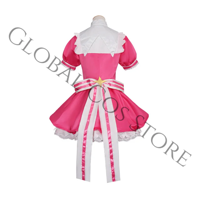 Virtual Singer Idol Mikuuuuuu Cosplay Immediate Reincarnation Costume Pink Dress Lolita Stage Perfromance Set Wig for Women