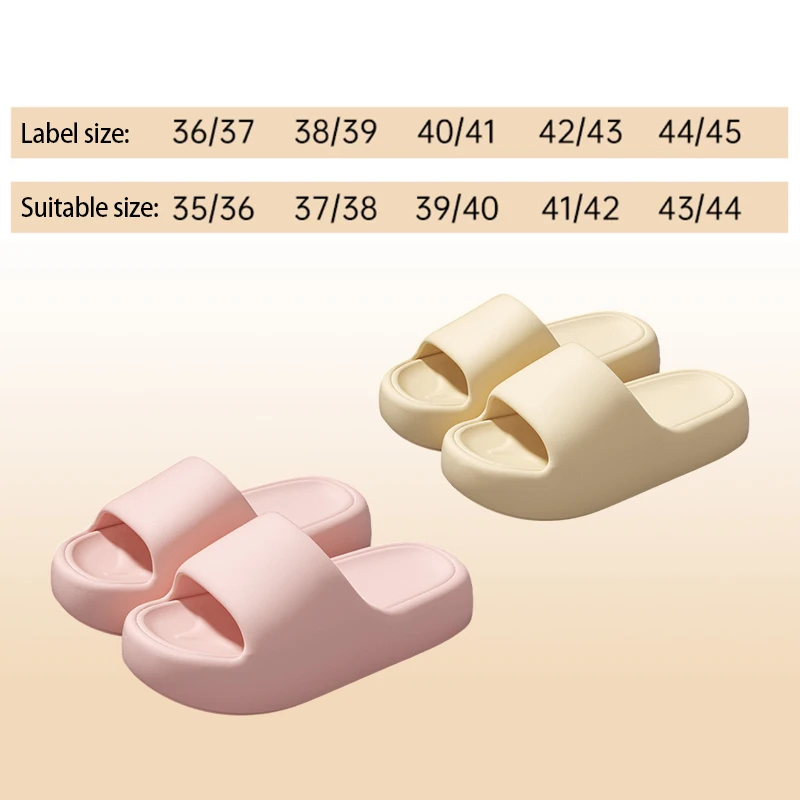 Anti-Odor Indoor Slippers Women's Summer EVA Anti-Slip Bathroom Slippers Comfortable Home Slippers Casual Slip-On Slides New