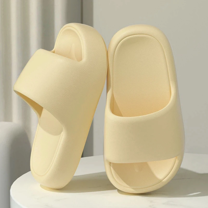 Anti-Odor Indoor Slippers Women's Summer EVA Anti-Slip Bathroom Slippers Comfortable Home Slippers Casual Slip-On Slides New
