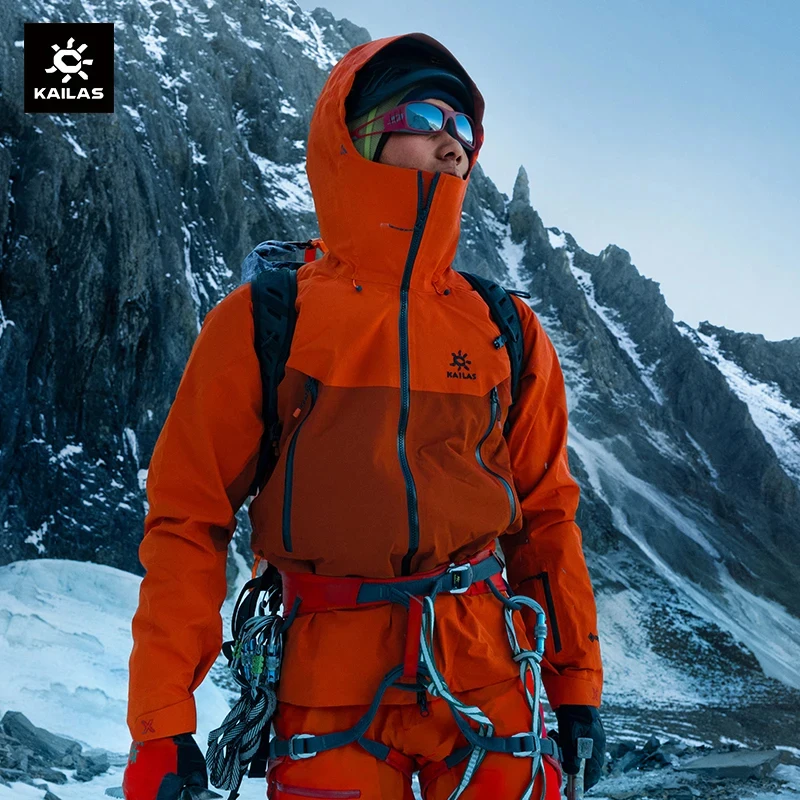 KAILAS New Mont-X HardShell Jacket GTX Rainstorm Waterproof Hooded Coats Outdoor Professional Mountaineering Jackets KG2511109