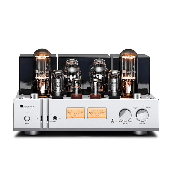 A-Level Professional 28W+28W Home Audio Vacuum Tube Amplifier 6L6 Push 845 Household Hifi Power Receiver