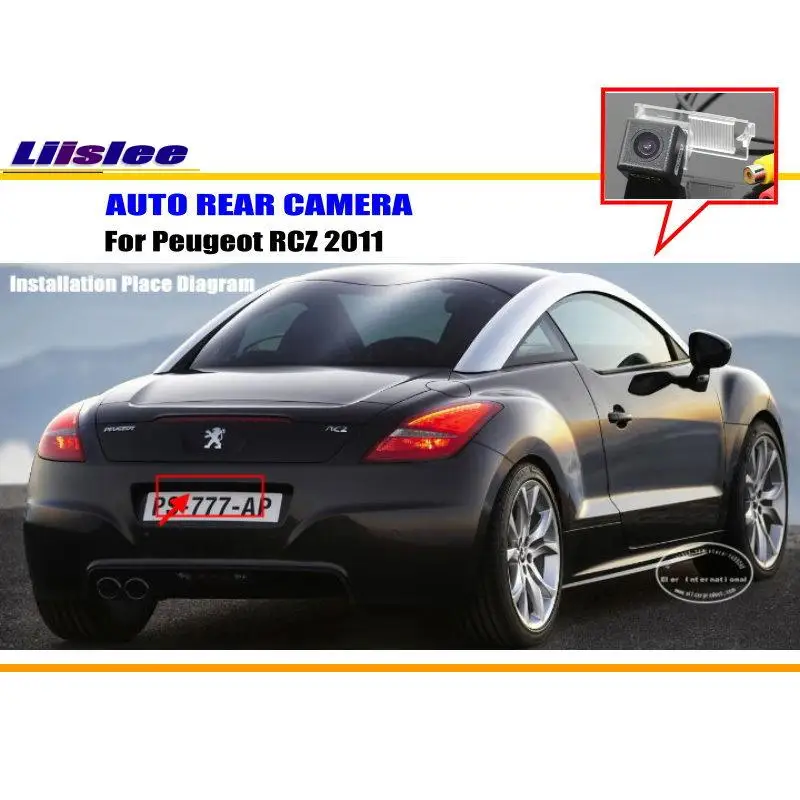 For Peugeot RCZ 2011-2016 Car Rearview Rear View Camera Backup Parking Back AUTO HD CCD CAM Accessories Kit