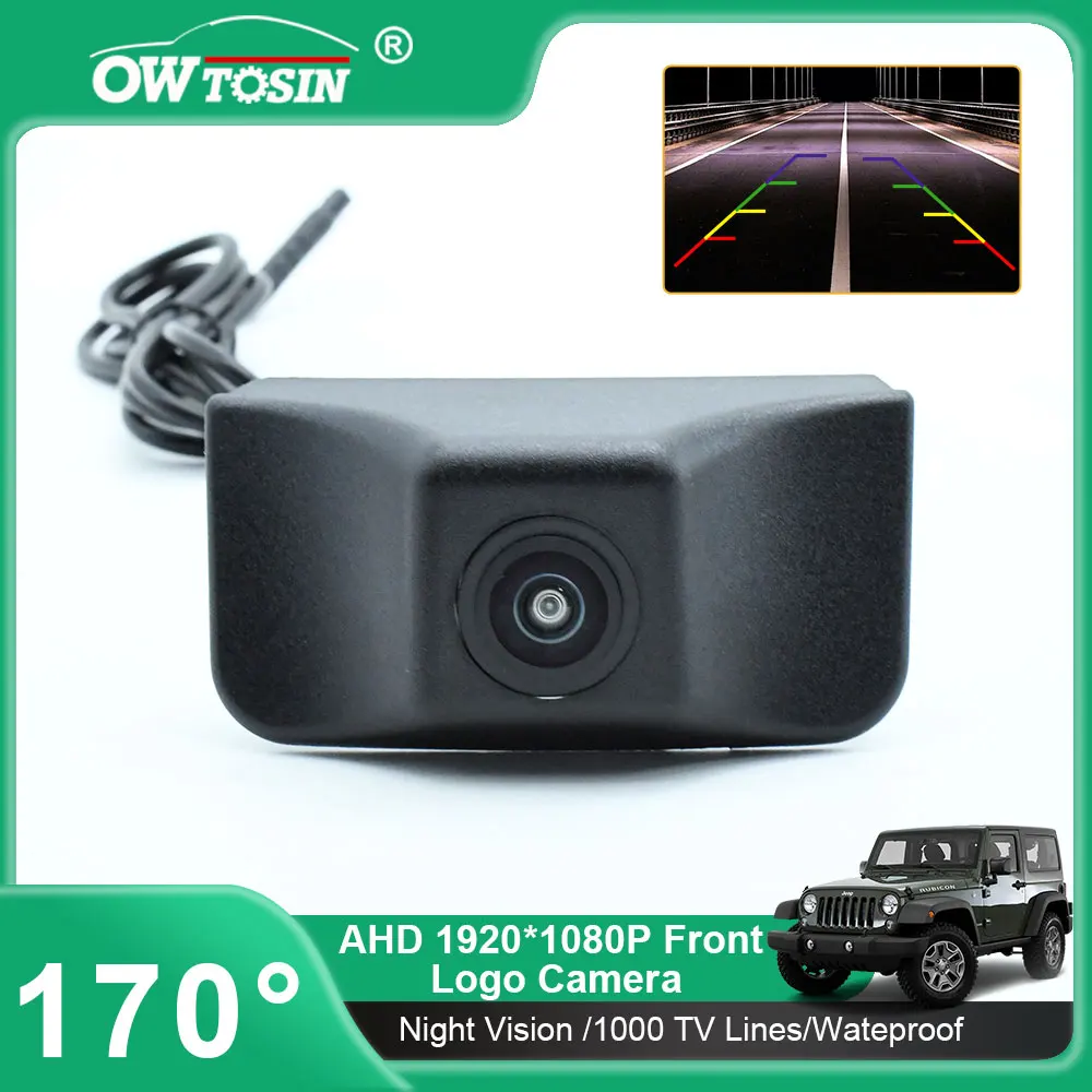 For Jeep Grand Cherokee WK2 WK KL 2011 2012 2013 2014 ~2023 Front Logo Camera Fisheye Lens AHD 1080P Vehicle Parking Car Camera
