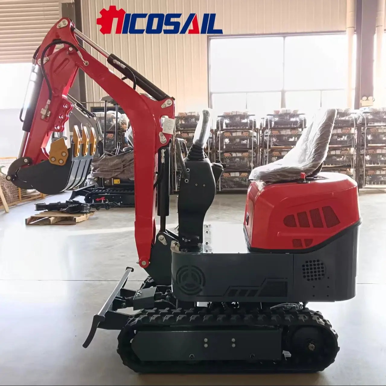 Factory Hot Selling 1.2kg Mini Excavator Mini Excavator Garden Lawn Home Sales