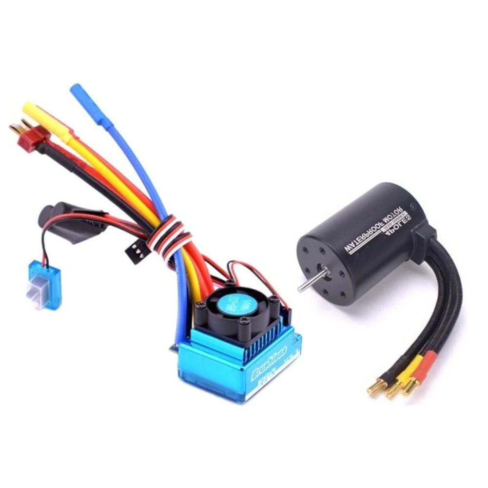 RC car Accessories 3900KV Brushless Motor 120A Brushless Electric Adjustment Set fit for HPI Off road Vehicle