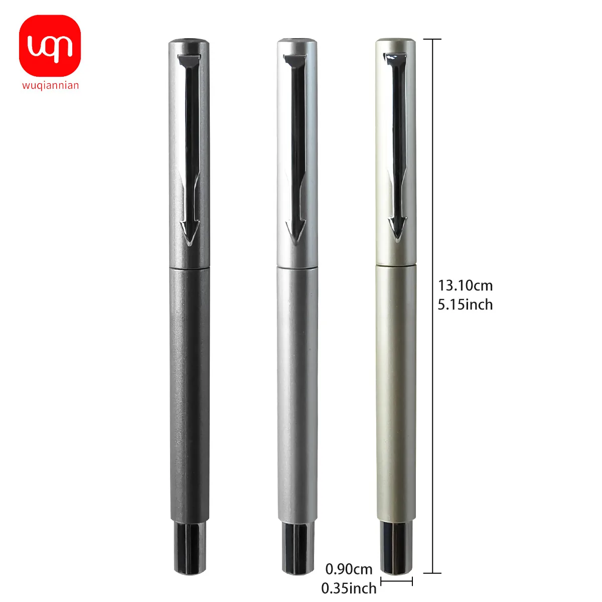 WQN-4/8/12PCS Simple Gel Pen 0.5mm Nib Black Ink Smooth Writing Exam & School Stationery Office Supplies