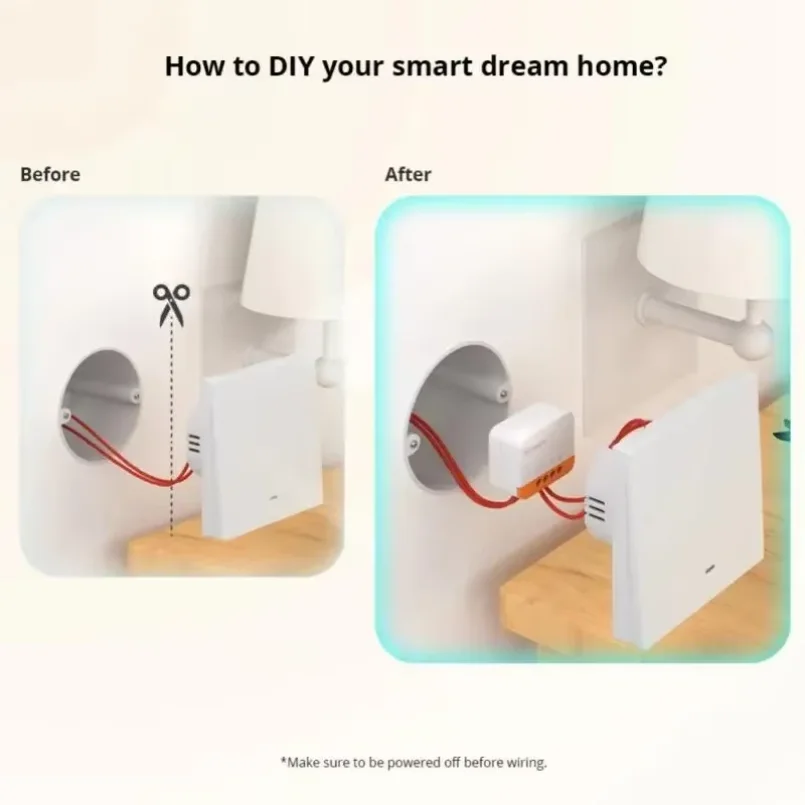 SONOFF ZBminiL2 ZigBee Smart Switch With eWeLink APP Voice Control by Yandex Alice Alexa Google Home Assistant Salute Smart Home