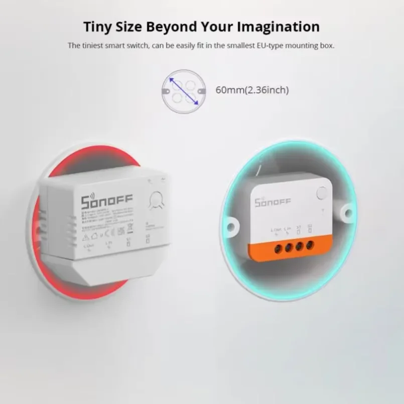 SONOFF ZBminiL2 ZigBee Smart Switch With eWeLink APP Voice Control by Yandex Alice Alexa Google Home Assistant Salute Smart Home