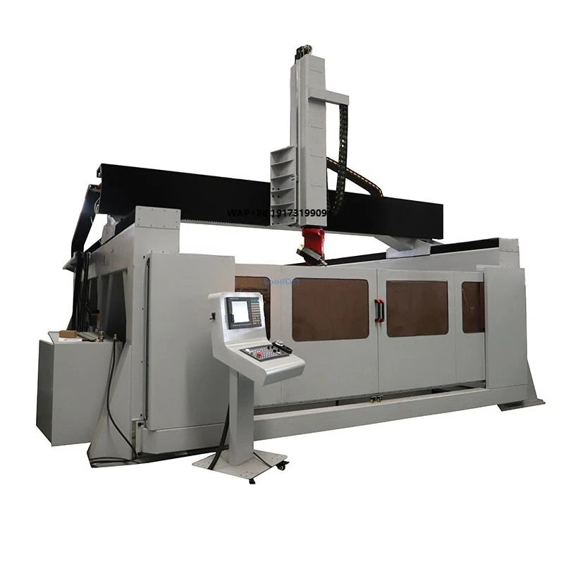 High Quality Large 5 Axis Cnc Router Engraver Machine for Marble Granite  and Wood Engraving