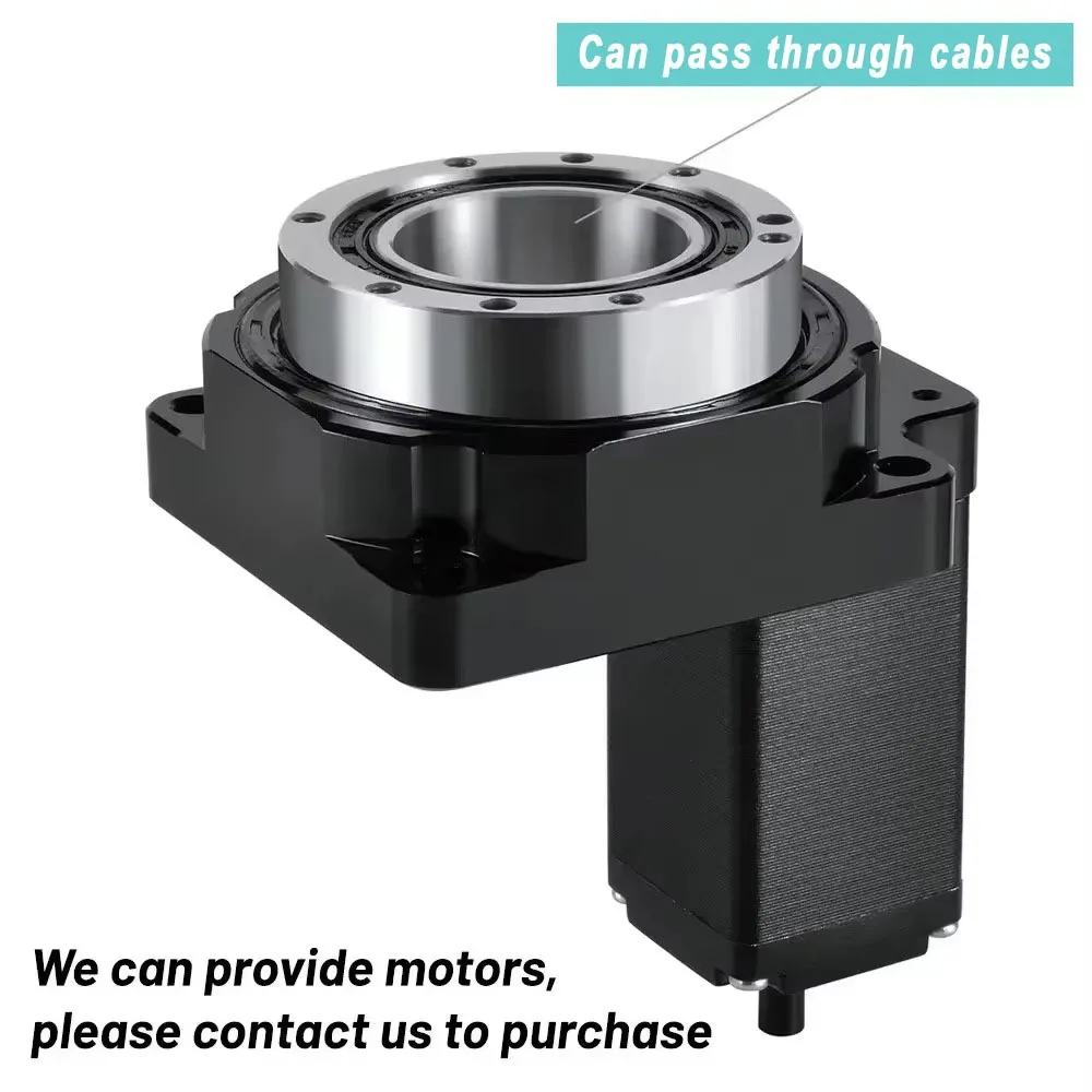 Heavy Duty Hollow Rotary Table 60 280mm360CNC Indexing Platform High Torque 0.01Precision for Circular Cutting Laser Engraving