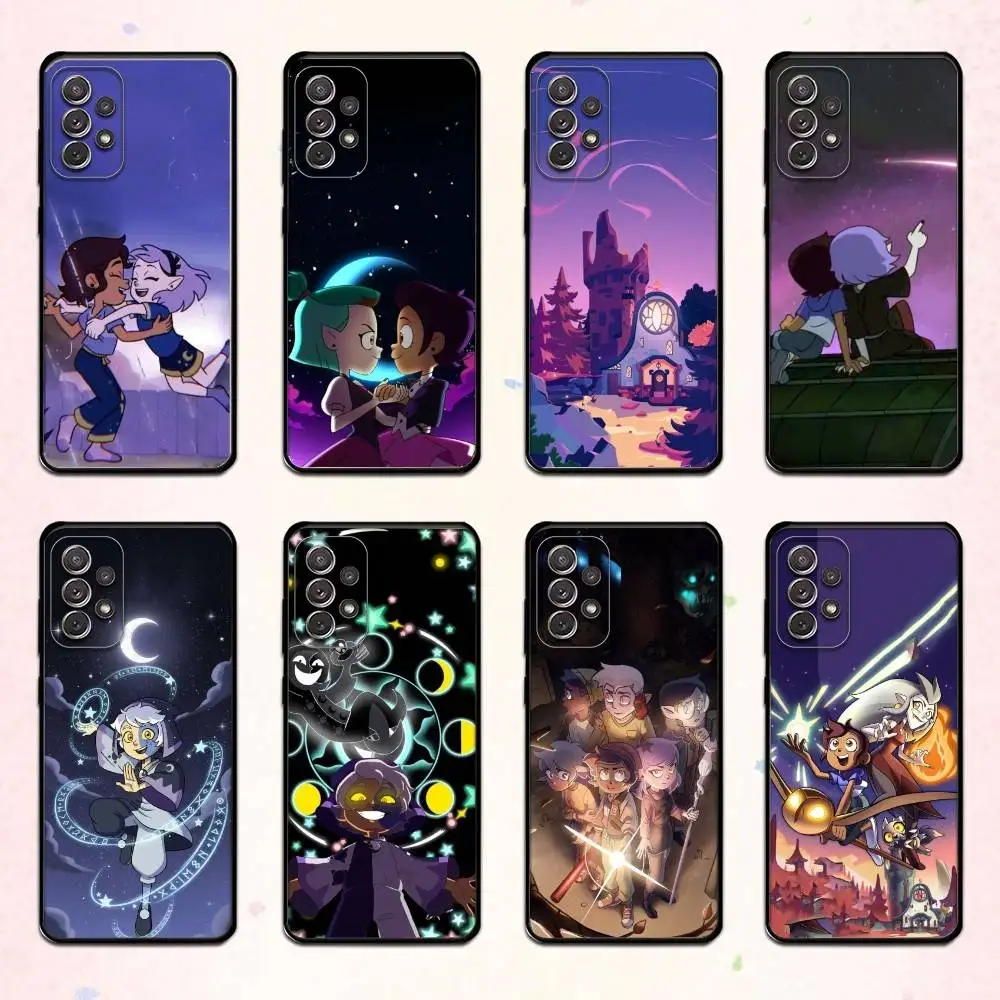 Luz and King The Owl House   Phone Case For Samsung S 25,24,23,22,30,21,10,9,Ultra,Plus,Lite,FE,4,5 G Soft Black Case
