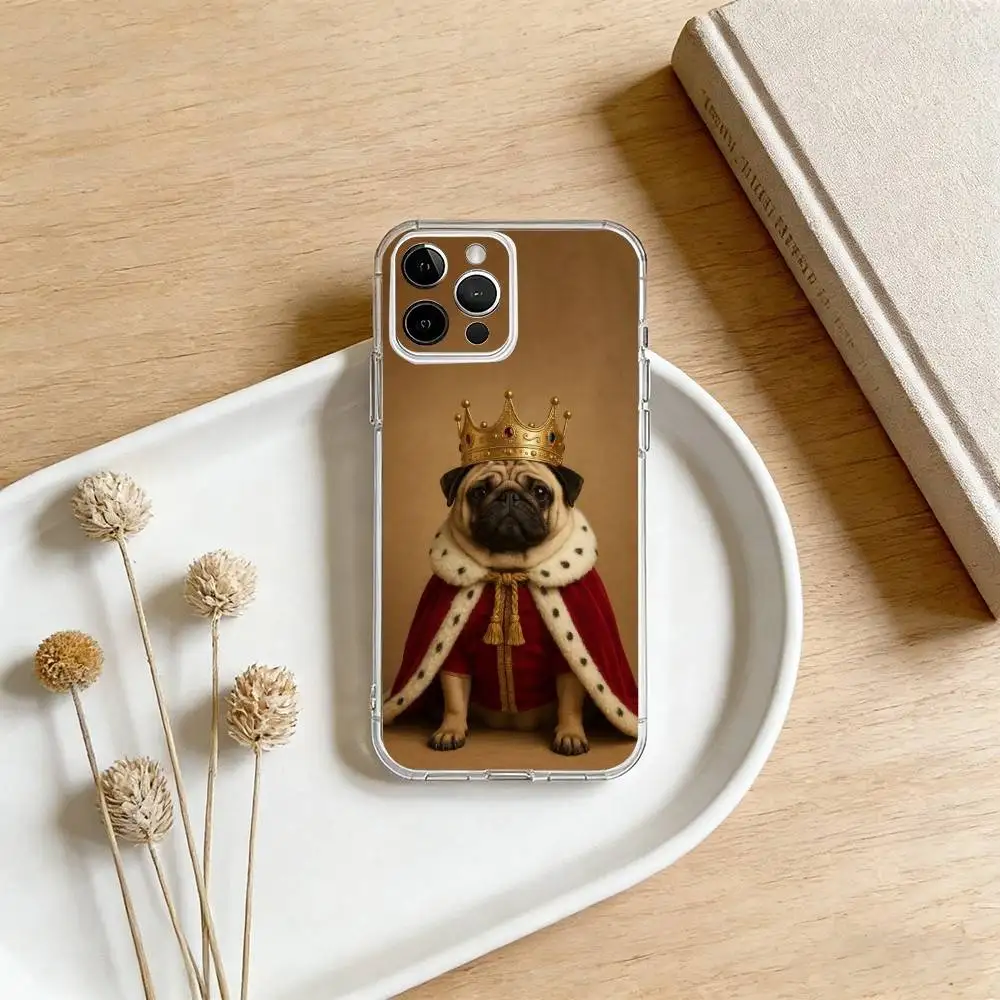F-Frenchies French Bulldog Dog   Phone Case For iPhone 17 16 15 14 13 12 11 Mini Pro Max Plus Transparent Cover