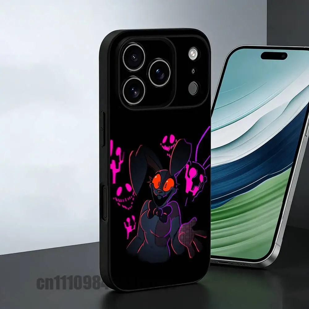 For F-FnafS S-Springtrap V-Vanny Phone Case For iPhone 14 16 12 15 13 17 11 E Plus Air Mini Pro Max Black Custom Cover