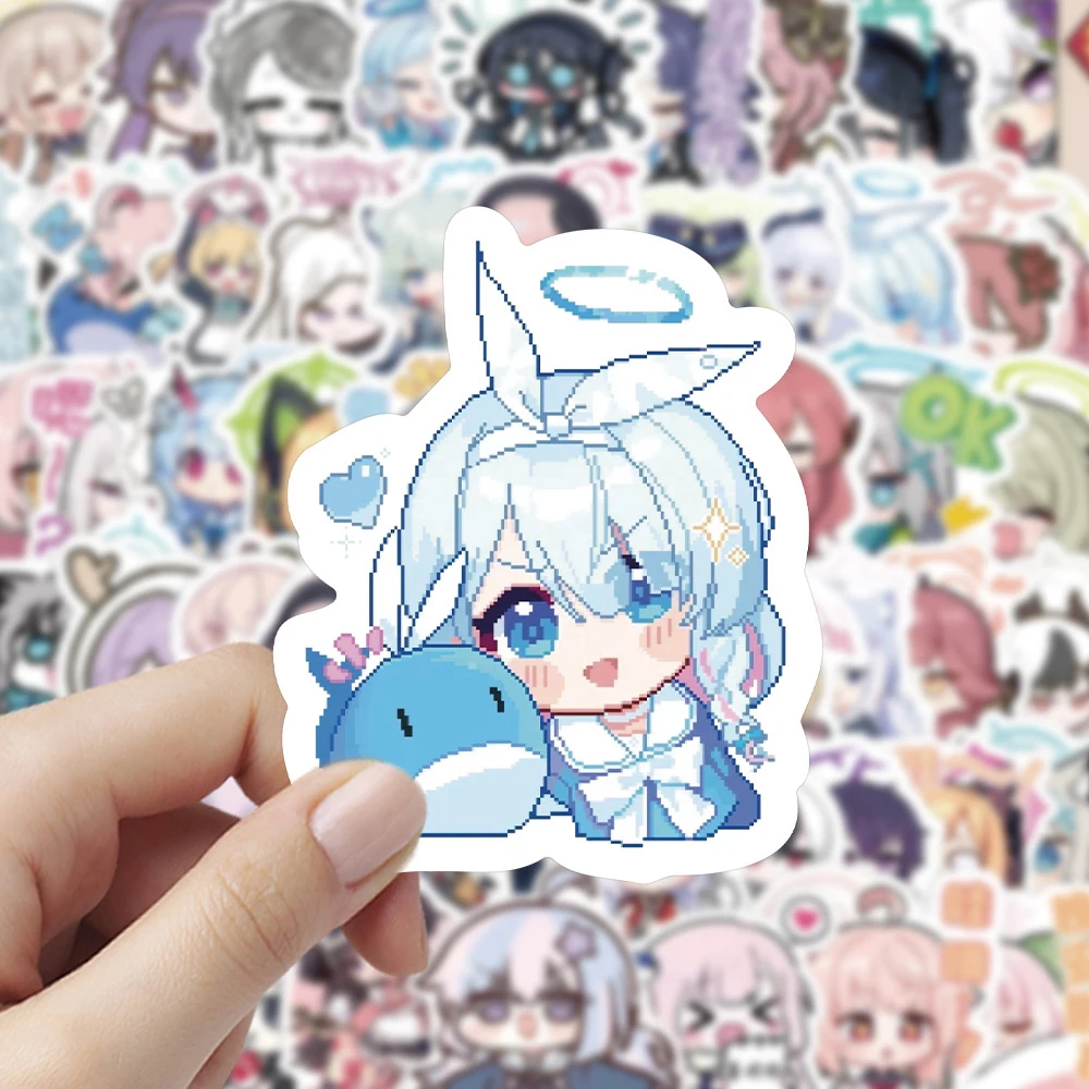 10/30/60pcs Blue Archive The Animation Stickers Cute Anime Game Decals Scrapbook Laptop Phone Diary Graffiti Sticker Decoration