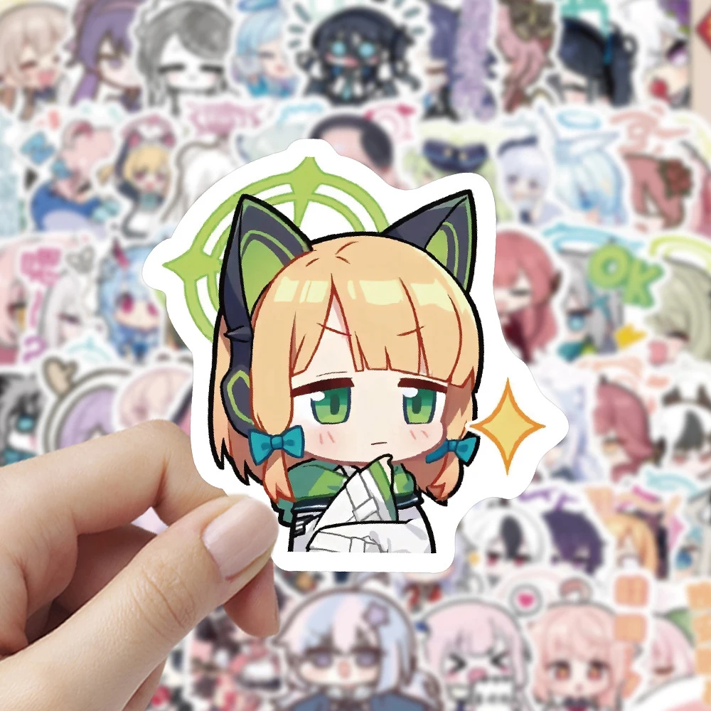 10/30/60pcs Blue Archive The Animation Stickers Cute Anime Game Decals Scrapbook Laptop Phone Diary Graffiti Sticker Decoration