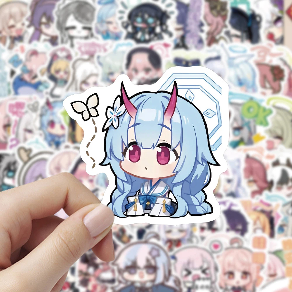 10/30/60pcs Blue Archive The Animation Stickers Cute Anime Game Decals Scrapbook Laptop Phone Diary Graffiti Sticker Decoration