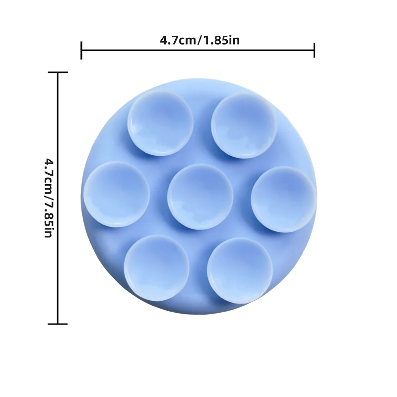 Round Silicone Suction Pad For Mobile Phone Samsung For iPhone Sticky Finger Grip Stand Sticker Suction Cup Phone Holder GripTok