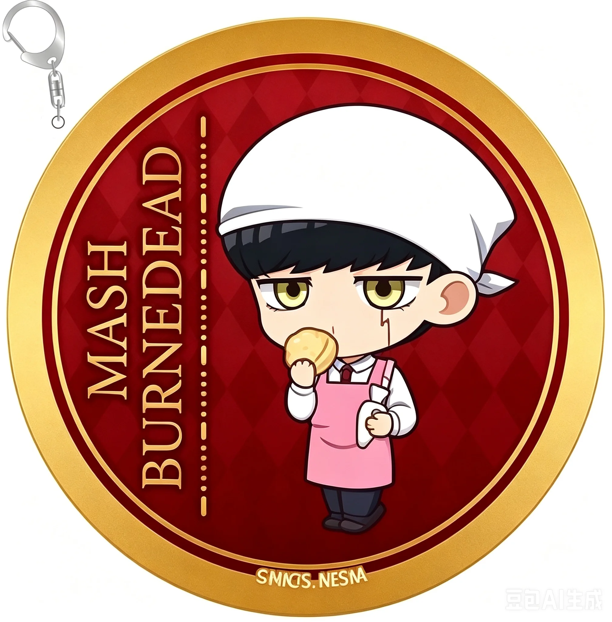 Cartoon High Definition Images Mashle: Magic And Muscles Figure Decoration Bag Car Key Ring Charm Gift Anime Acrylic Keychain