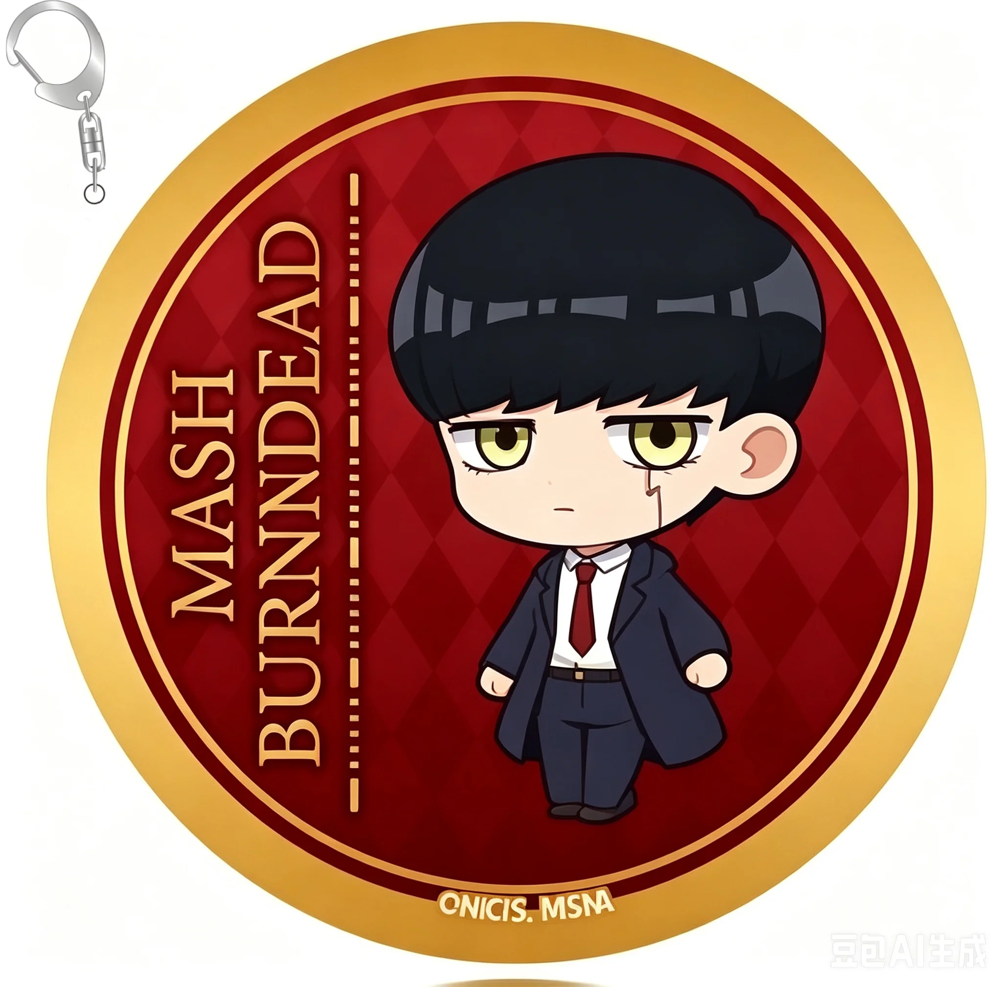 Cartoon High Definition Images Mashle: Magic And Muscles Figure Decoration Bag Car Key Ring Charm Gift Anime Acrylic Keychain