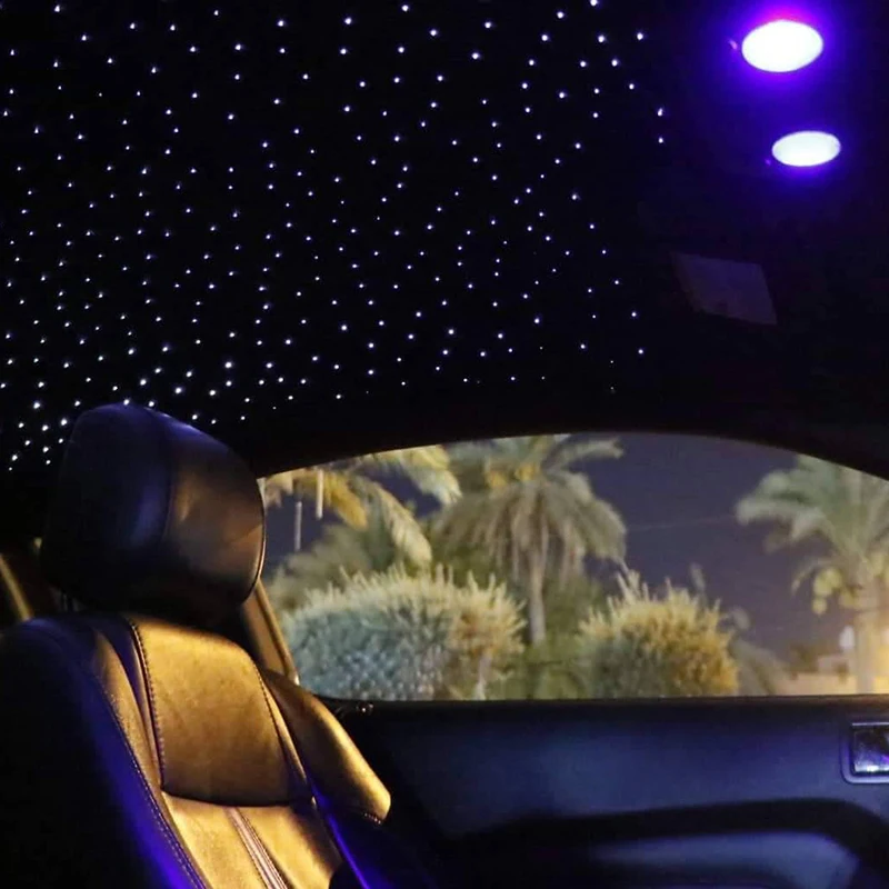 Optical fiber lamp PMMA Twinkle  Star ceiling kit Bluetooth APP Control  Starry Car LED Light Kid Room Touch remote RED COLOR