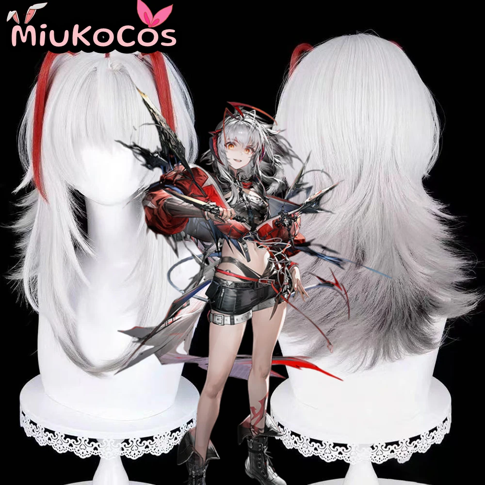 IN STOCK Wiš'adel W's Alter Cosplay Wig MiukoCosplay Game Arknights Cosplay Long Hair