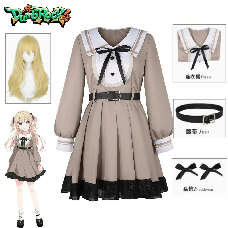 Ningetsu Shinomiya Cosplay Costume BanG Dream Keyboardist JK Uniform Blazer Pleated Skirt Ribbon Cos Convention Photoshoot