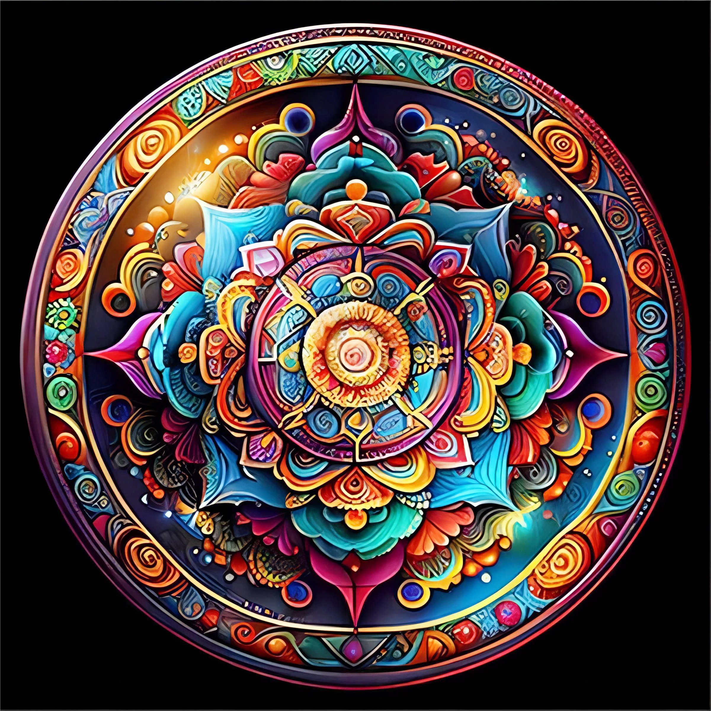 GATYZTORY Mandala Diamond Painting Complete Kit 5D DIY Full Mosaic Flower Embroidery Creative Hobbies Home Decor