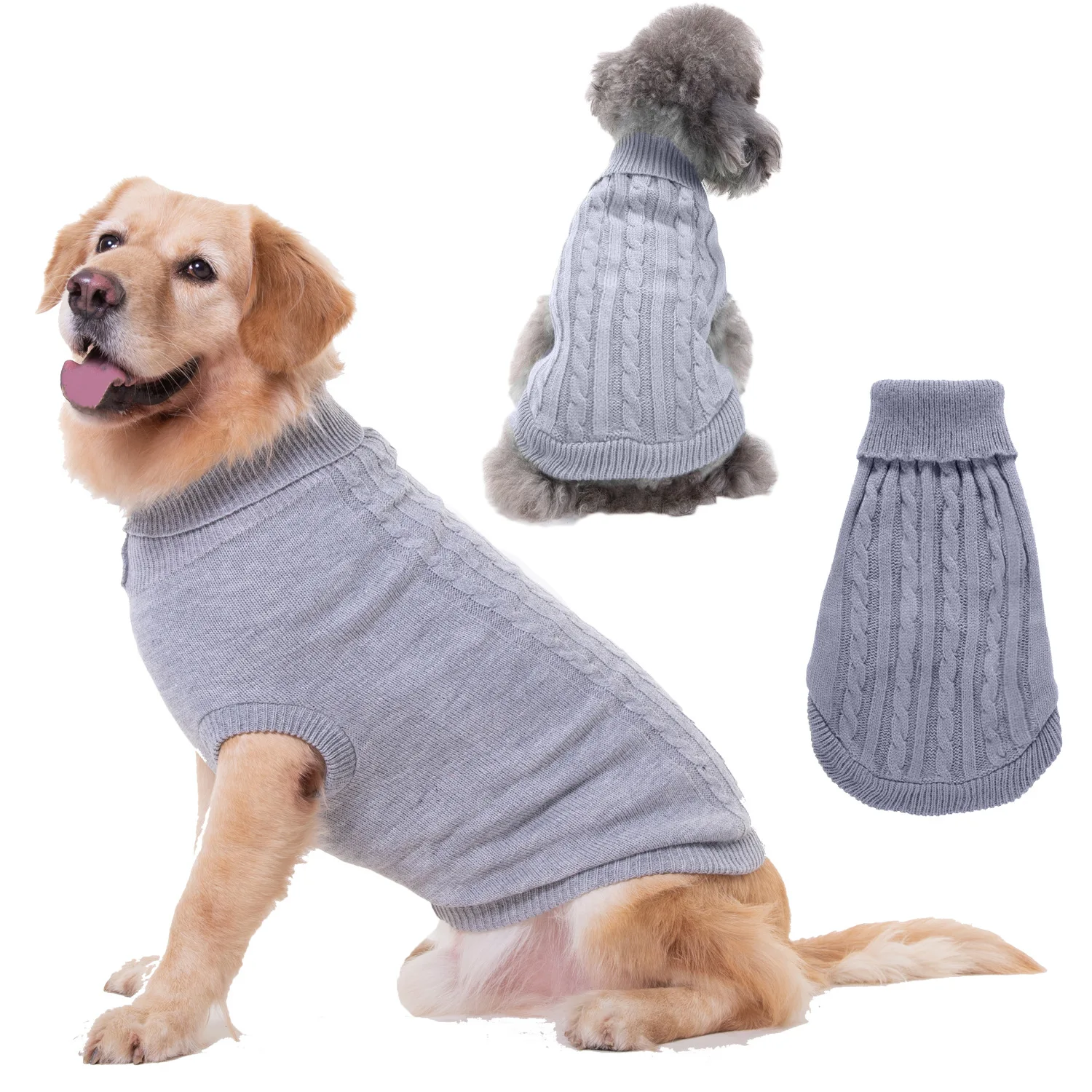 Dog Winter Clothes Knitted Pet Clothes For Small Medium Dogs Chihuahua Puppy Pet Sweater Yorkshire Pure Dog Sweater Ropa Perro