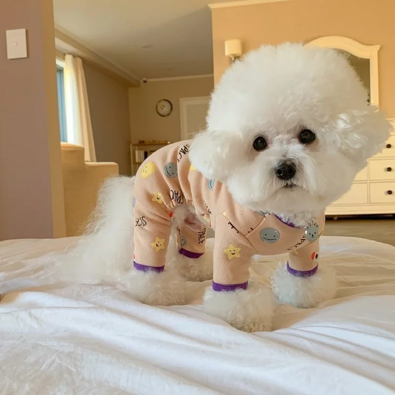 Autumn Winter Pet Dog Soft Fleece Clothes Warm Jumpsuit Coat for Small Medium Large Dog Cat Puppy Jacket Sweater with Leash Ring