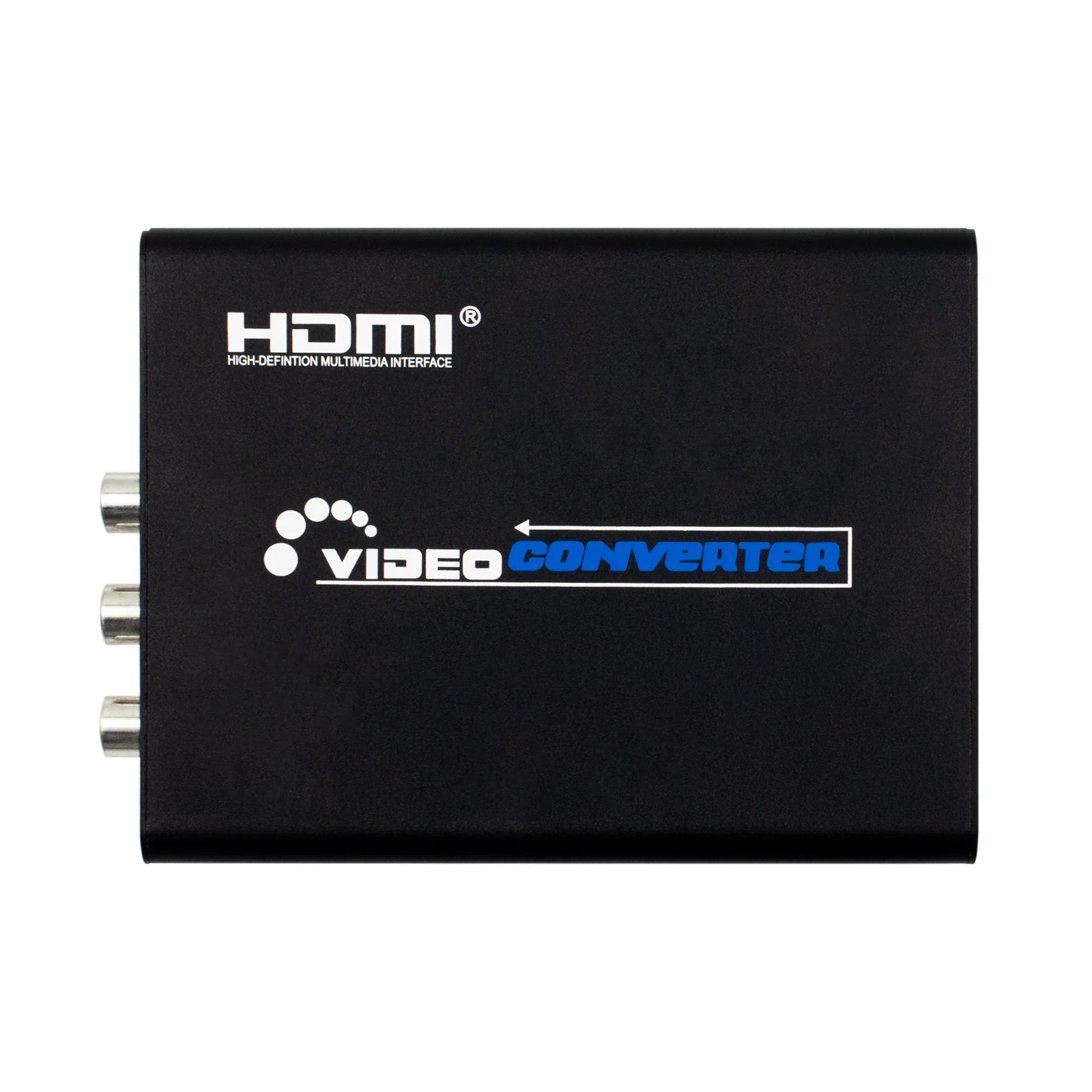 RCA Svideo to HD Converter AV+Svideo Input HD+Audio Output Adapter and ratio switch support PAL/NTSC for VHS/N64/PS2 to HDTV