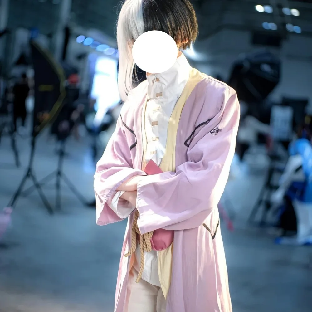 Gen Asagiri Cosplay Costume Jacket with Belt Accessories Wig Set Adult Men Halloween Comic Con Carnival Stage Performance Outfit