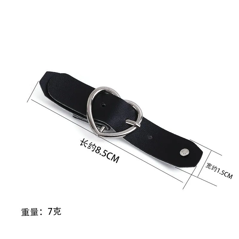 Detachable Adjustable Leather Buckle Pleated Skirt High-end Decorative Belt Buckle Cuff Decoration Accessories