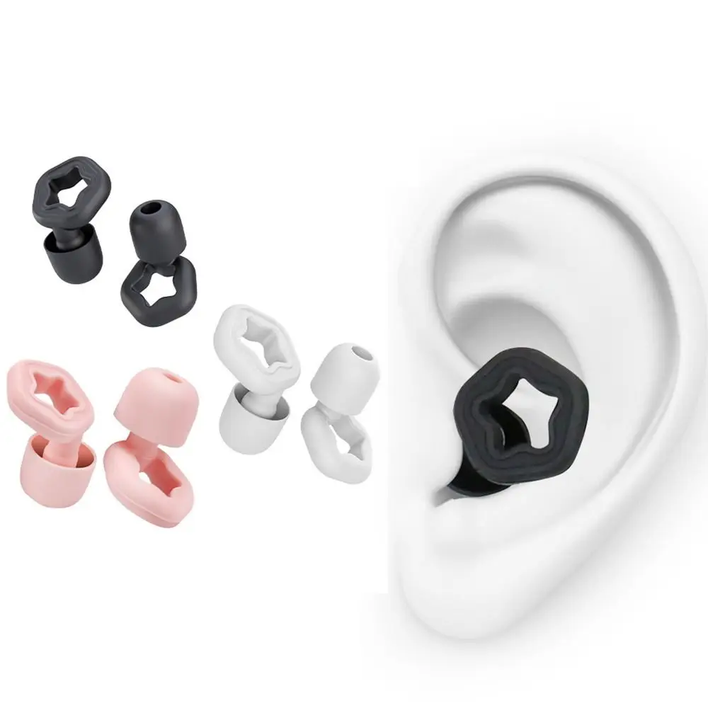 Ear Protection Creative Foam Earplugs Anti Noise Reusable Ear Protector with Storage Box Study Sleeping Ear Plugs Work