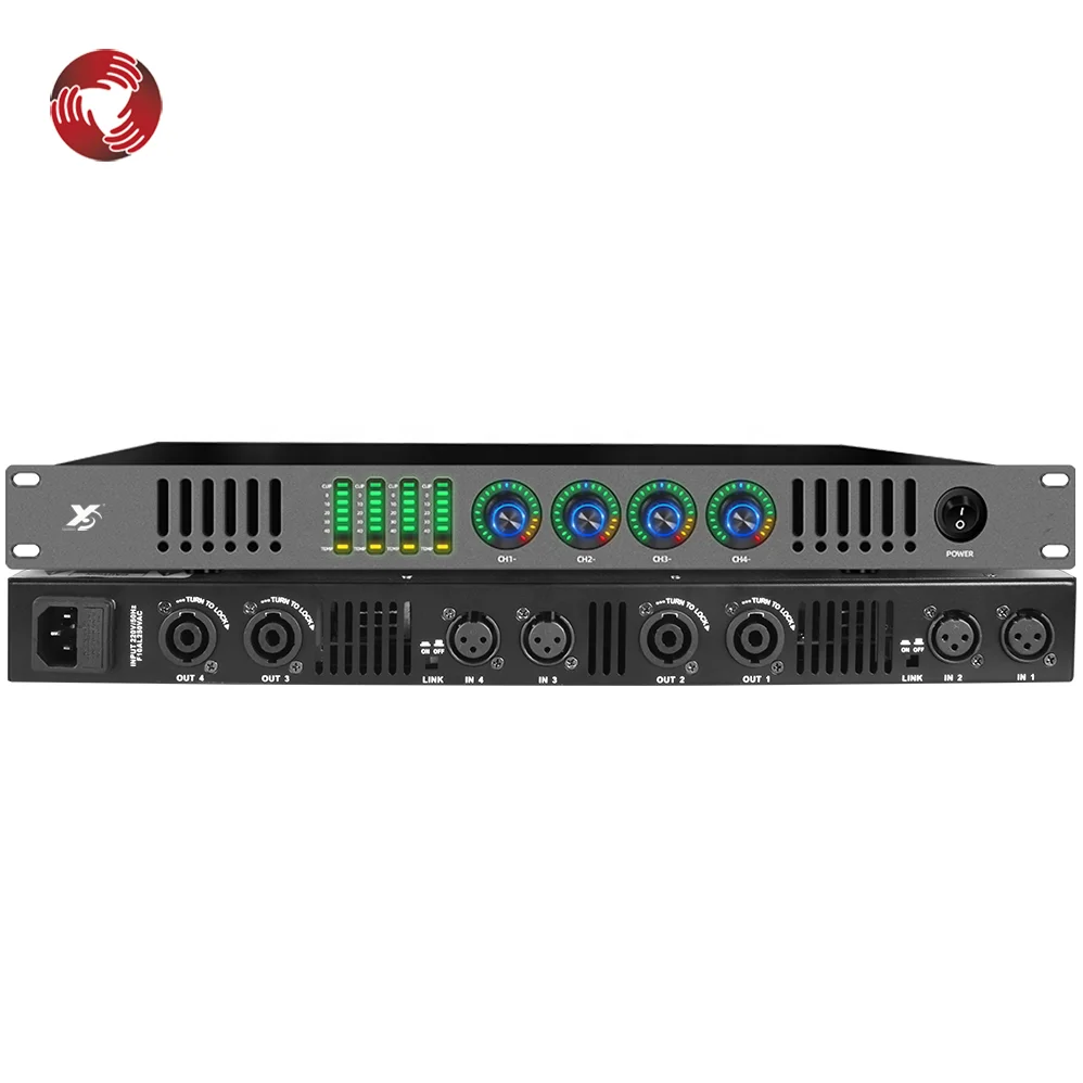 New Digital 450W*4 Amplifier Class D Karaoke Home Audio Sound Power Amplifier Switching