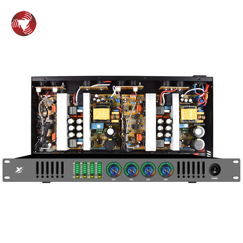 New Digital 450W*4 Amplifier Class D Karaoke Home Audio Sound Power Amplifier Switching
