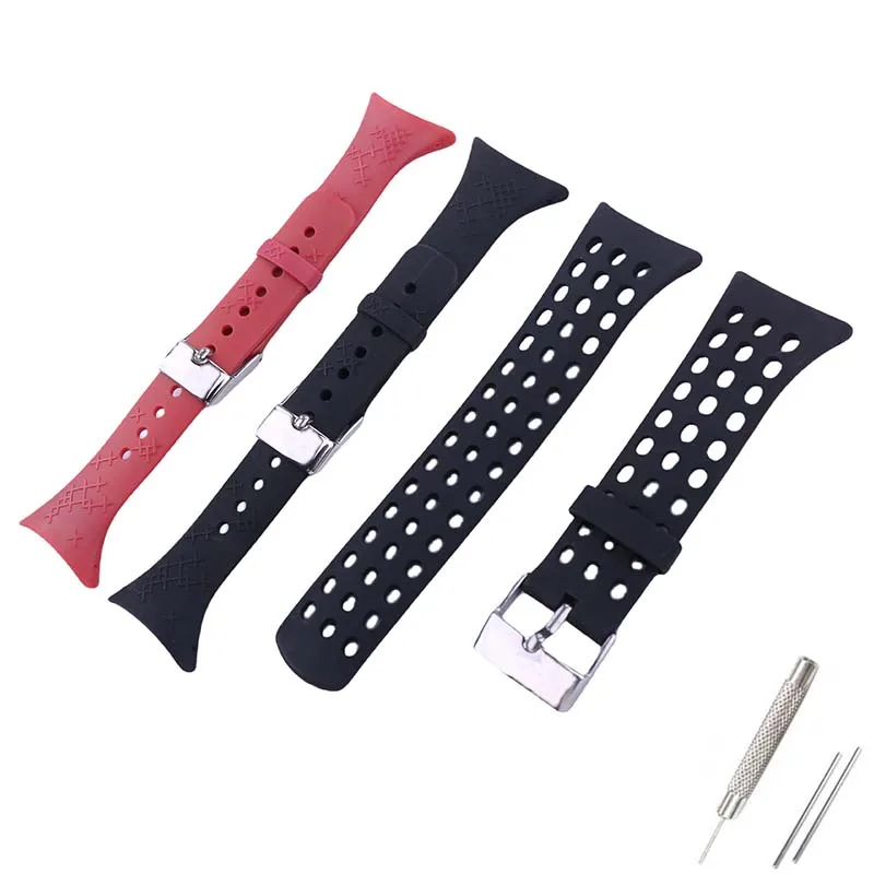 Men's silicone watch band accessories compatible for SUUNTO M series M1 M2 M4 M5 watch strap women's rubber sports wristband
