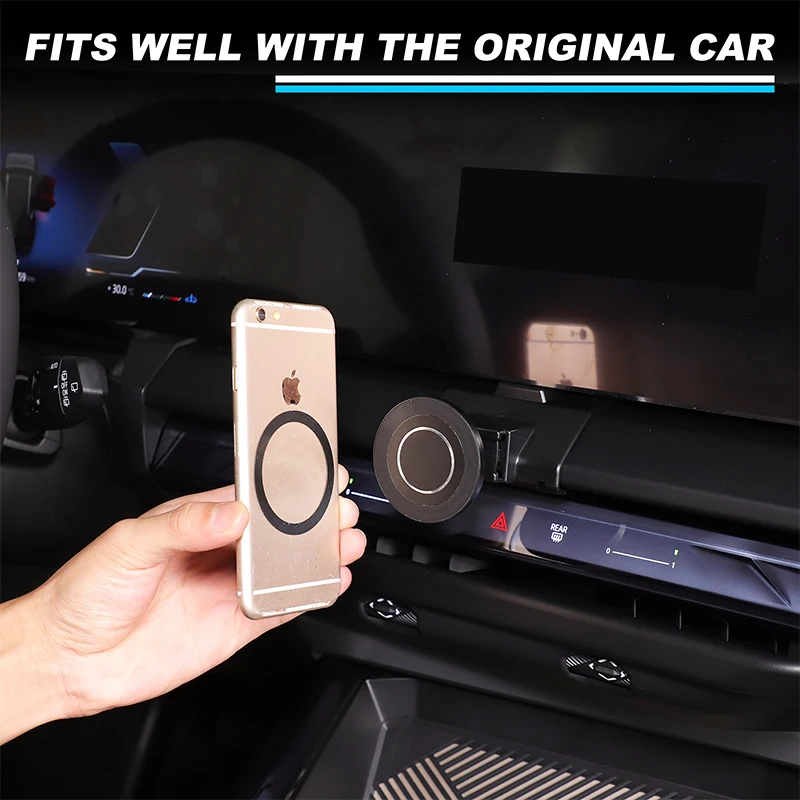 For BMW X3 G45 2025 Car Phone Holder Magnetic Mount Holder Gravity Stand Phone Mount Interior Car Accessories