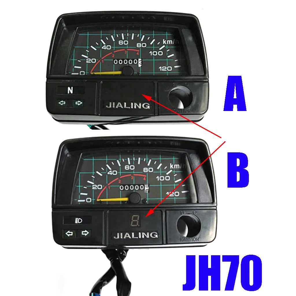 Motorcycle Speedometer for Jialing Honda Lifan Loncin Dayang Dayun for JH70 JL70 C70 CD70 JL48 Super Cub 70cc Speed Meter Clock
