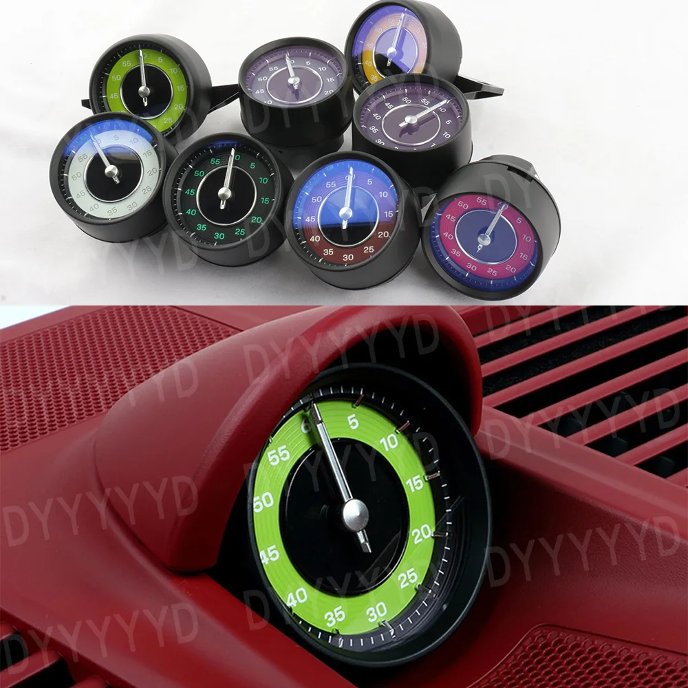 Car Dashboard Stopwatch Decoration Clock Time Support Sport Chrono for Porsche 911 992 19-2024 Interior Center Electronic Meter