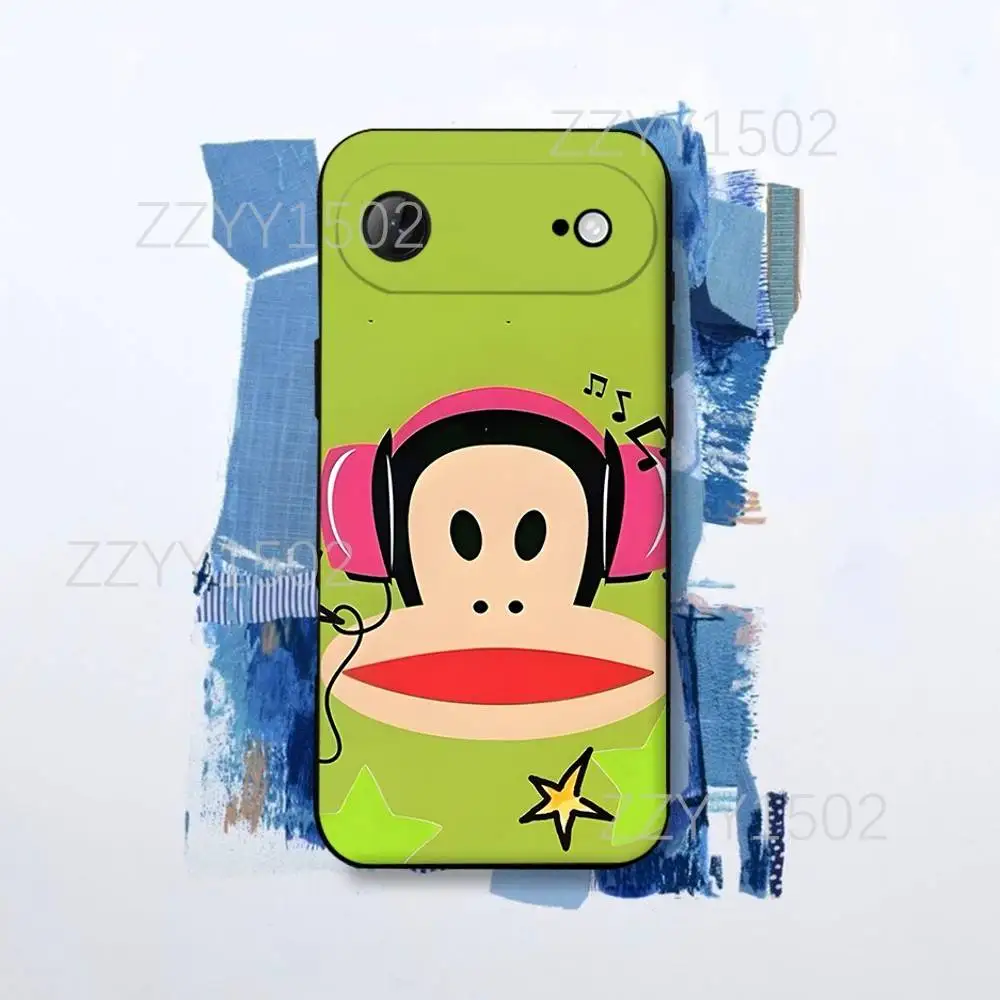 P-PaulS Monkey F-FrankS Phone Case For iPhone 17,16,15,14,13,12,11,X,XS,8,7,Pro,Max,Plus,E,SE4,Air,Mini Black Funda Shell