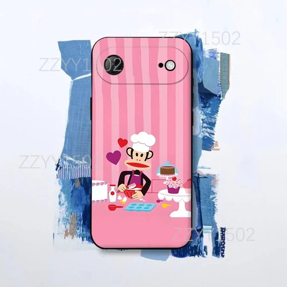 P-PaulS Monkey F-FrankS Phone Case For iPhone 17,16,15,14,13,12,11,X,XS,8,7,Pro,Max,Plus,E,SE4,Air,Mini Black Funda Shell
