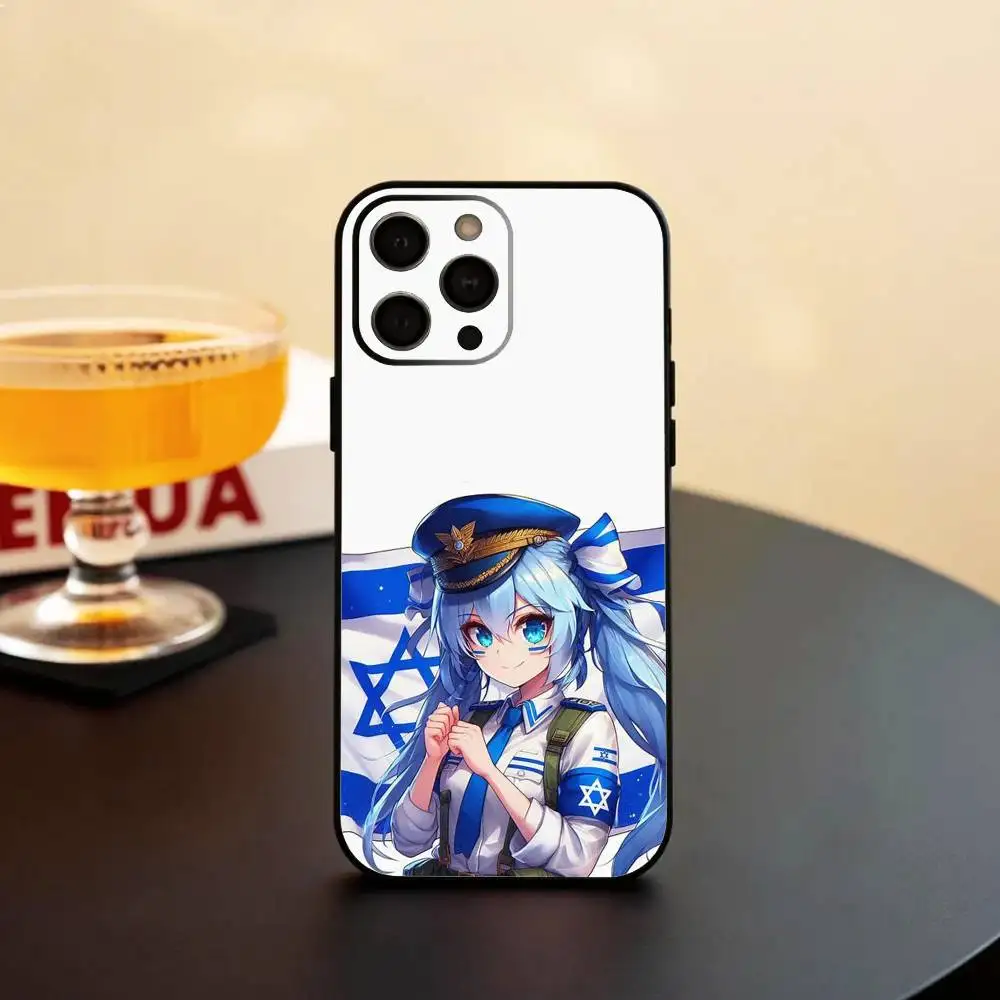 F-Flag of Israel   Phone Case Silicone Soft For IPhone 17 16 15 14 13 12 11 X XR Plus Pro Max Plus