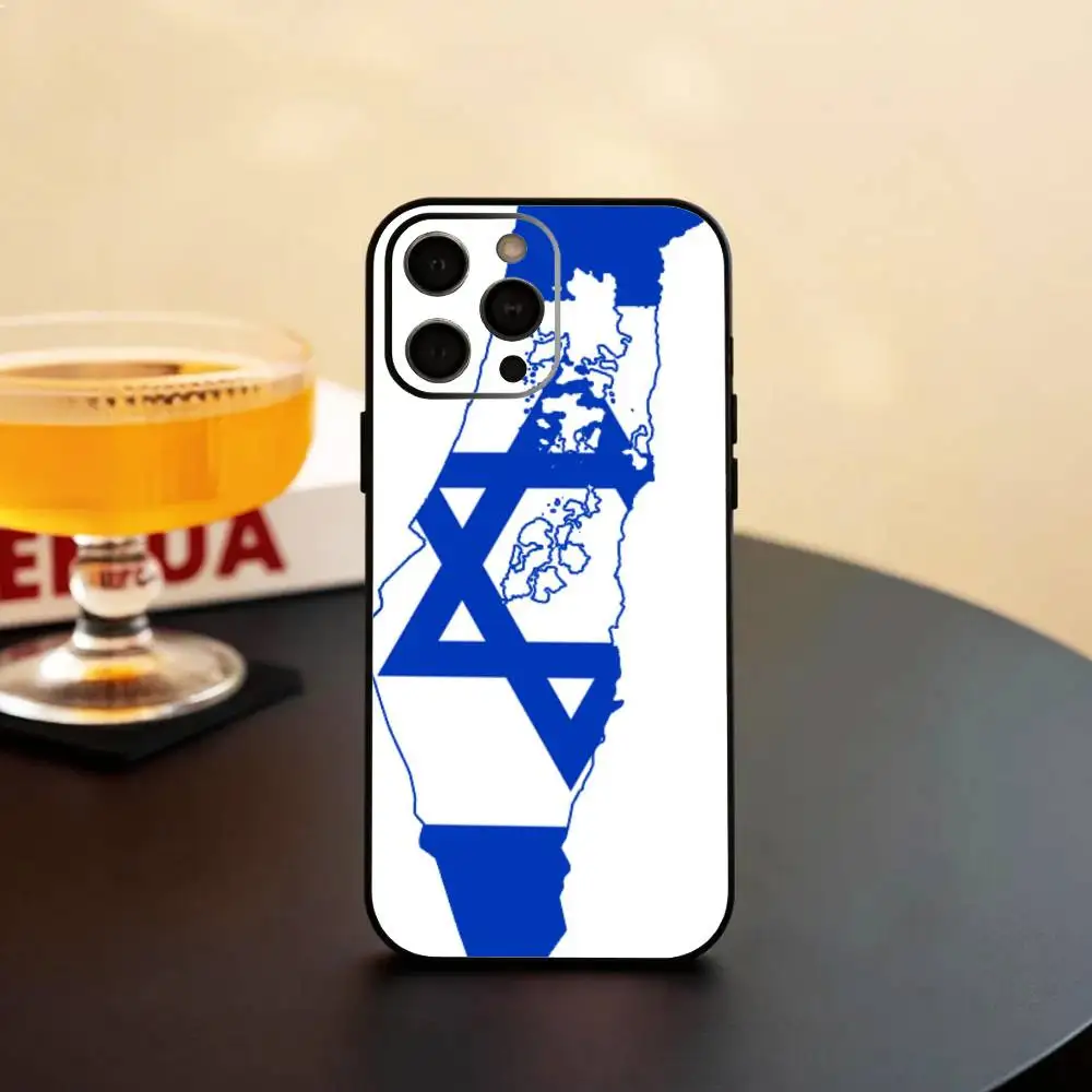 F-Flag of Israel   Phone Case Silicone Soft For IPhone 17 16 15 14 13 12 11 X XR Plus Pro Max Plus