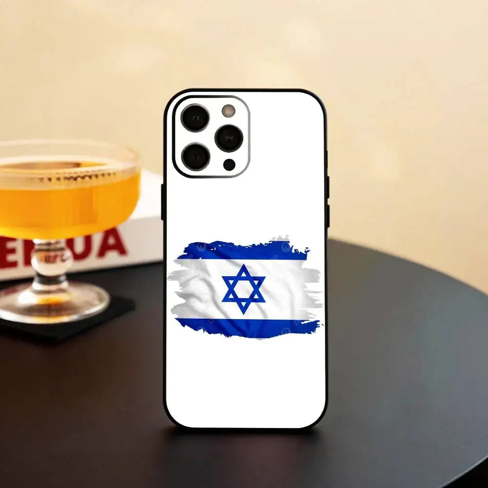 F-Flag of Israel   Phone Case Silicone Soft For IPhone 17 16 15 14 13 12 11 X XR Plus Pro Max Plus